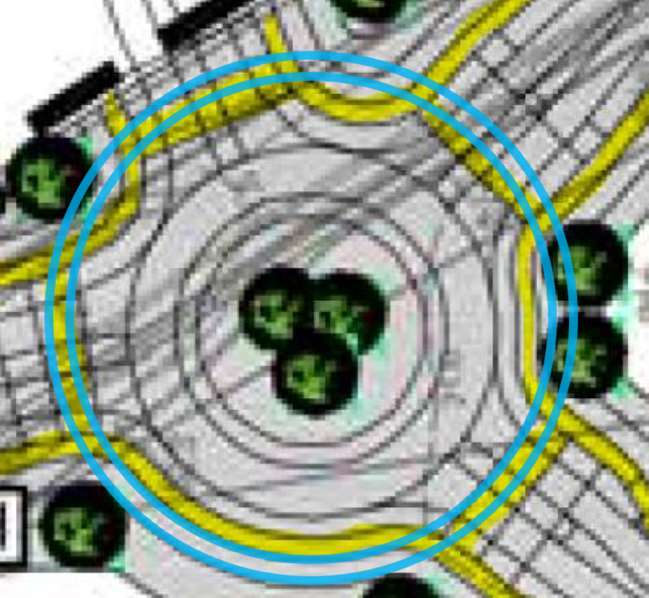 Vorher: Westlicher, großer Kreisverkehr Vorher: Westlicher, großer Kreisverkehr