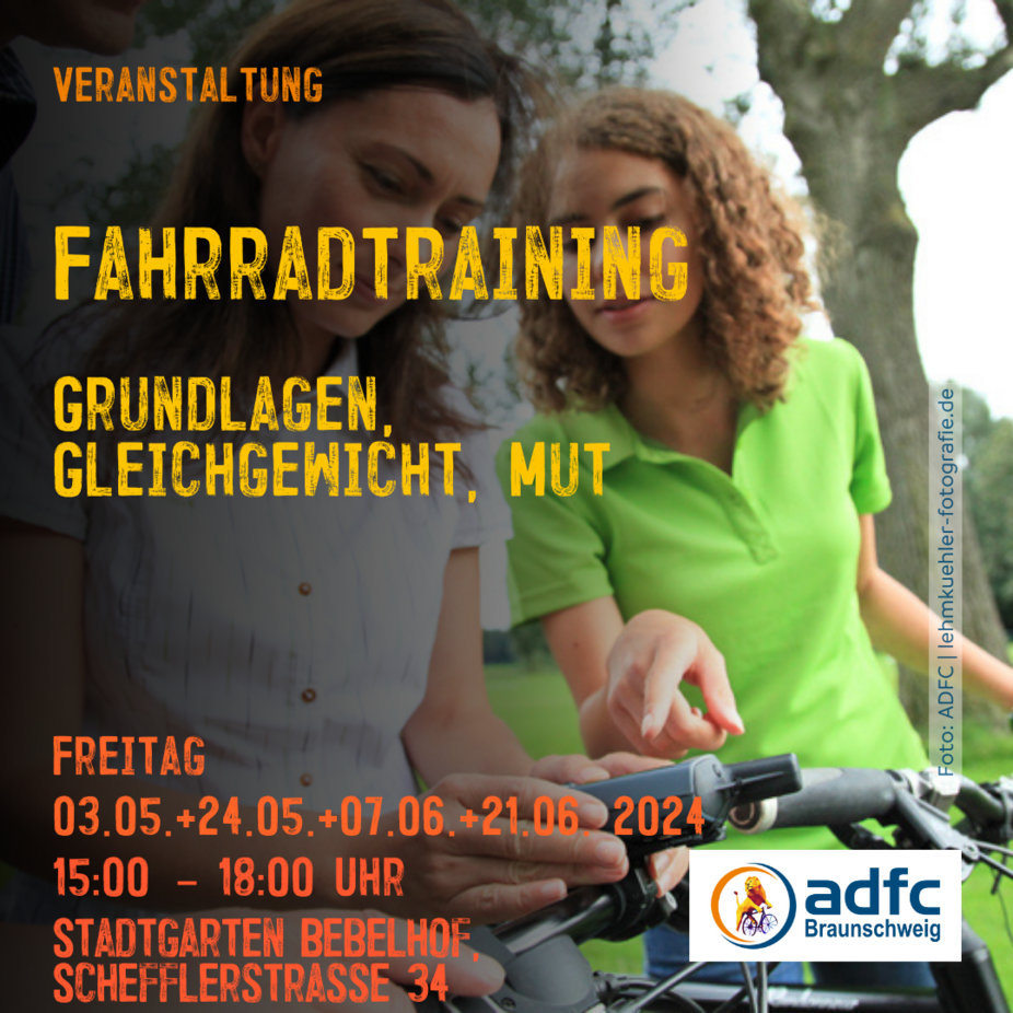 Sharepic Fahrradtrainings 2024 Sharepic Fahrradtrainings 2024