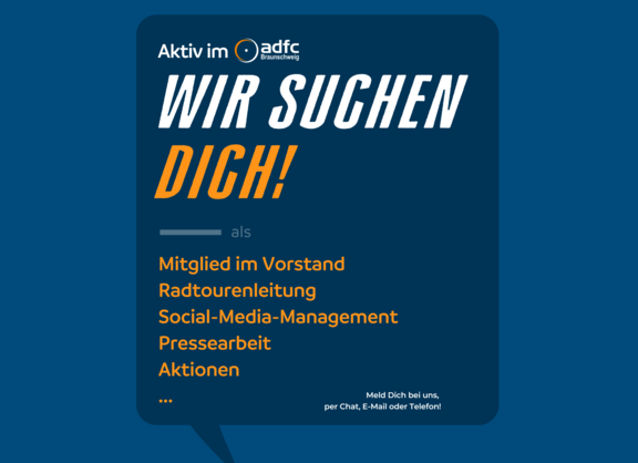 Wir suchen Dich als Aktiven im ADFC!