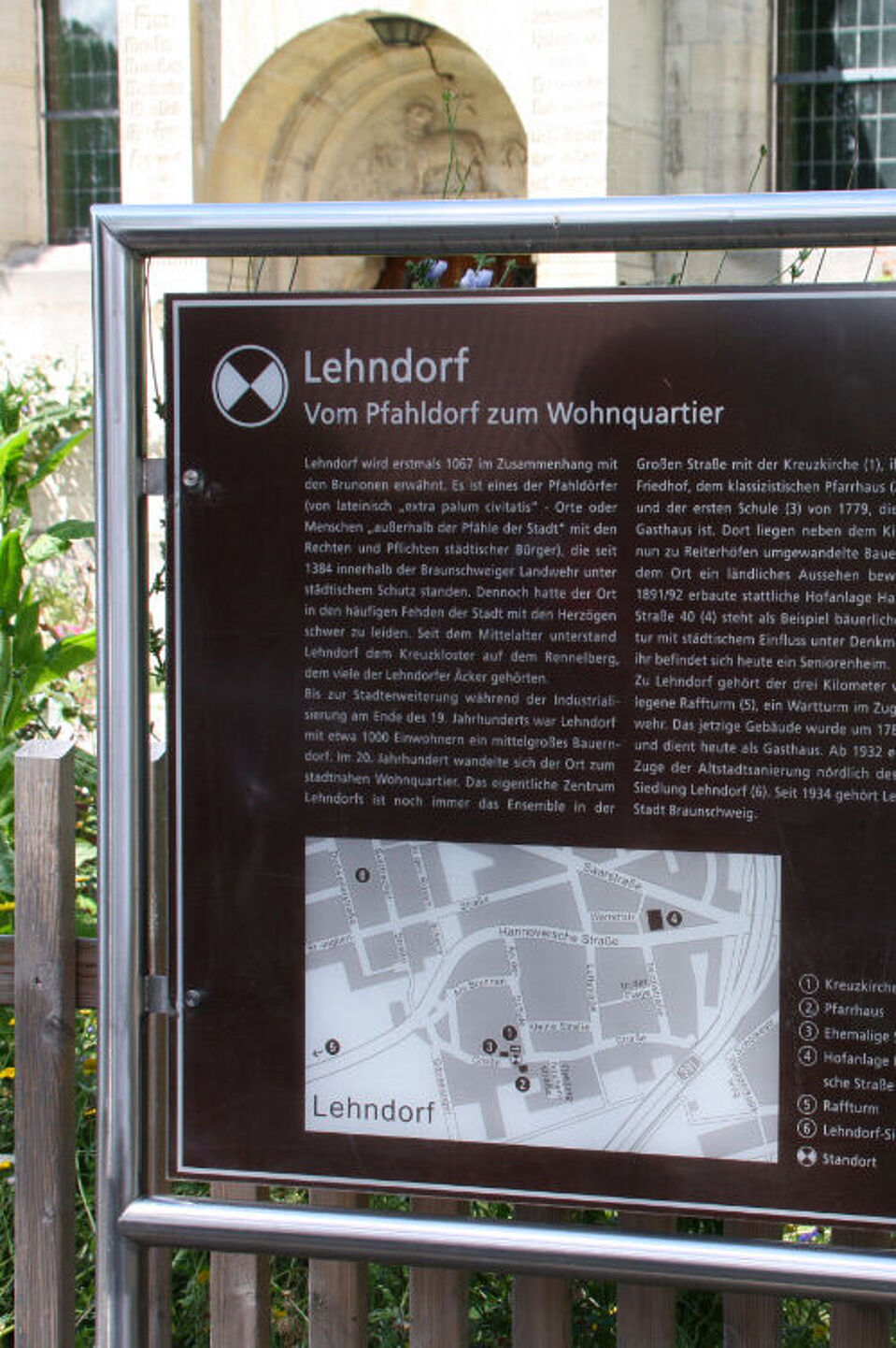 BLIK-Tafel am Kleine-Dörfer-Weg BLIK-Tafel am Kleine-Dörfer-Weg