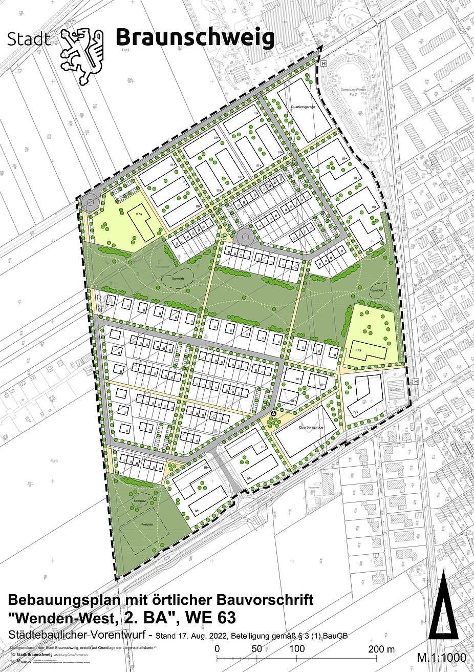 Entwurf B-Plan Wenden West 2. BA, WE63 Entwurf B-Plan Wenden West 2. BA, WE63